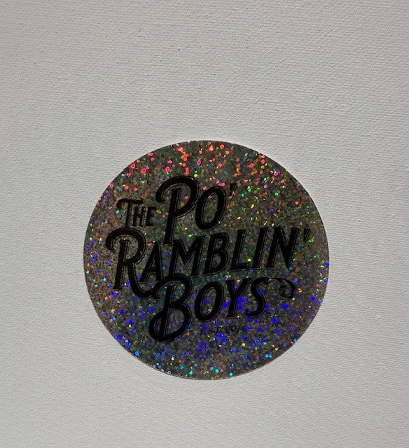 Est. 2014 Glitter Sticker Round