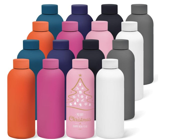 Stainless Steel Insulated Water Bottle 17oz Blank Double Wall Vacuum Thermal Sports Bottle Personalized