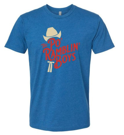 The Po' Ramblin' Boys T - Heather Cool Blue