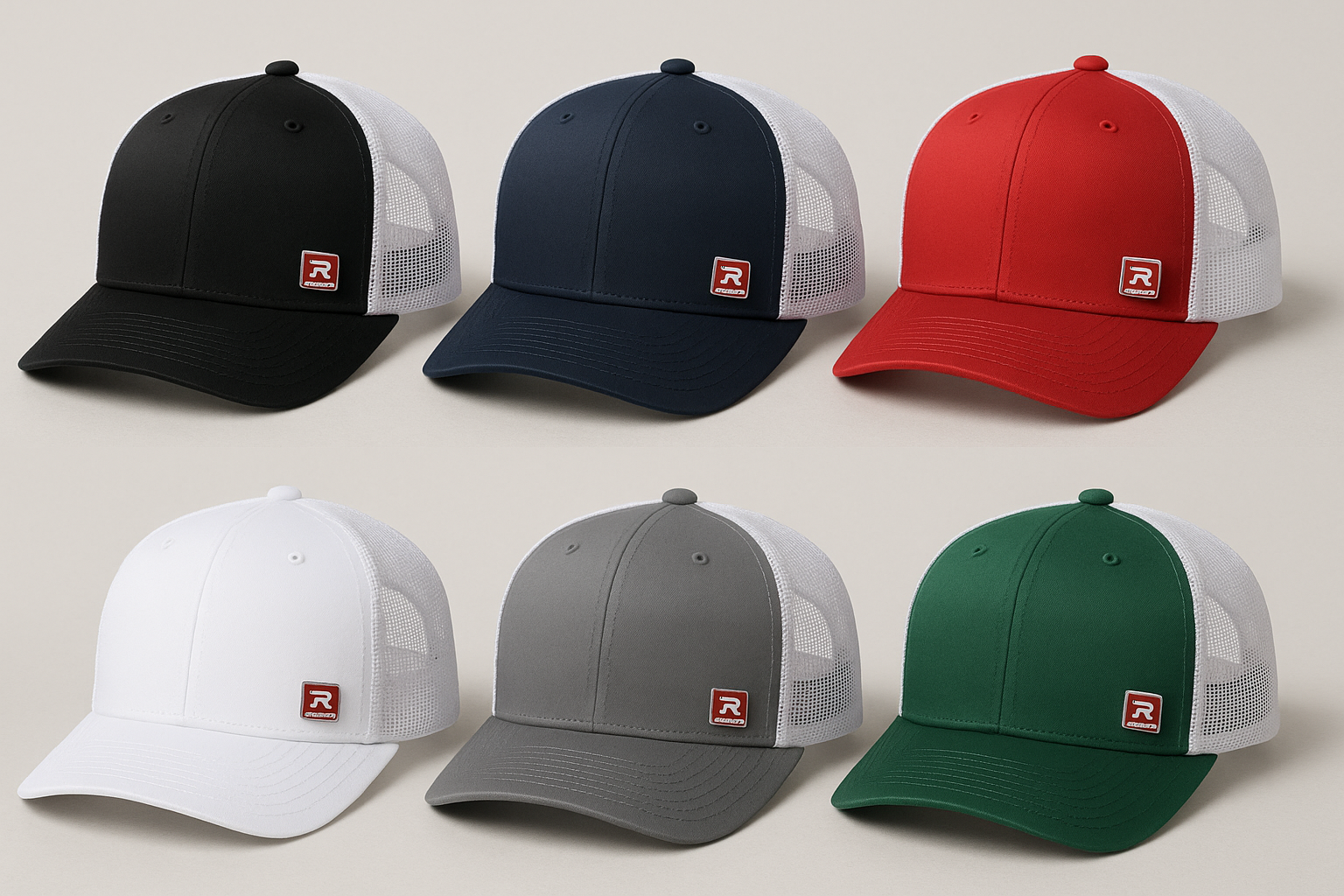 muli Richardson baseball hats in different colors