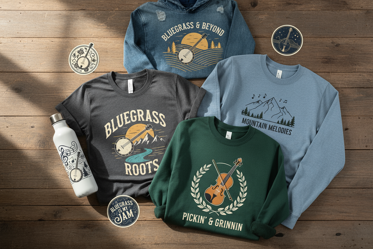 Bluegrass Themed Merch Collection