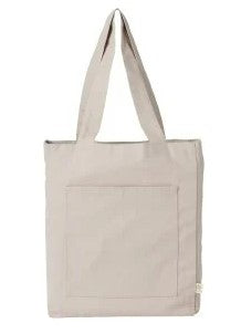 Canvas 9 oz Tote with Pocket