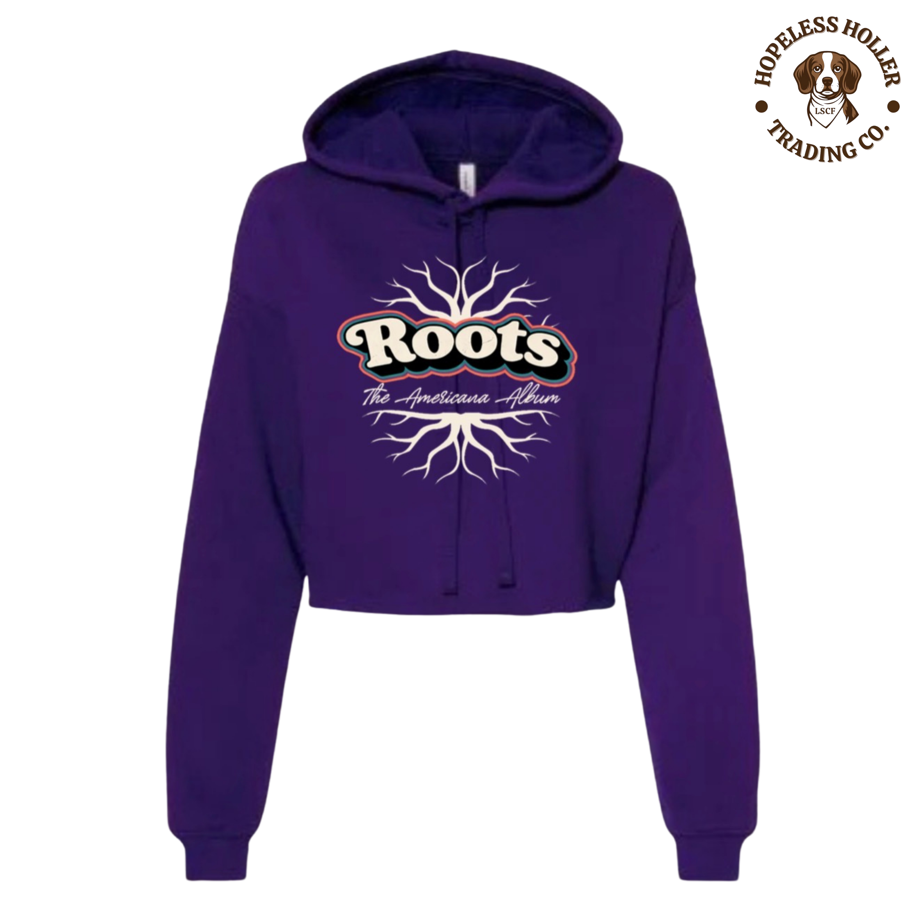 Ariel Jade: Roots Cropped Hoodie