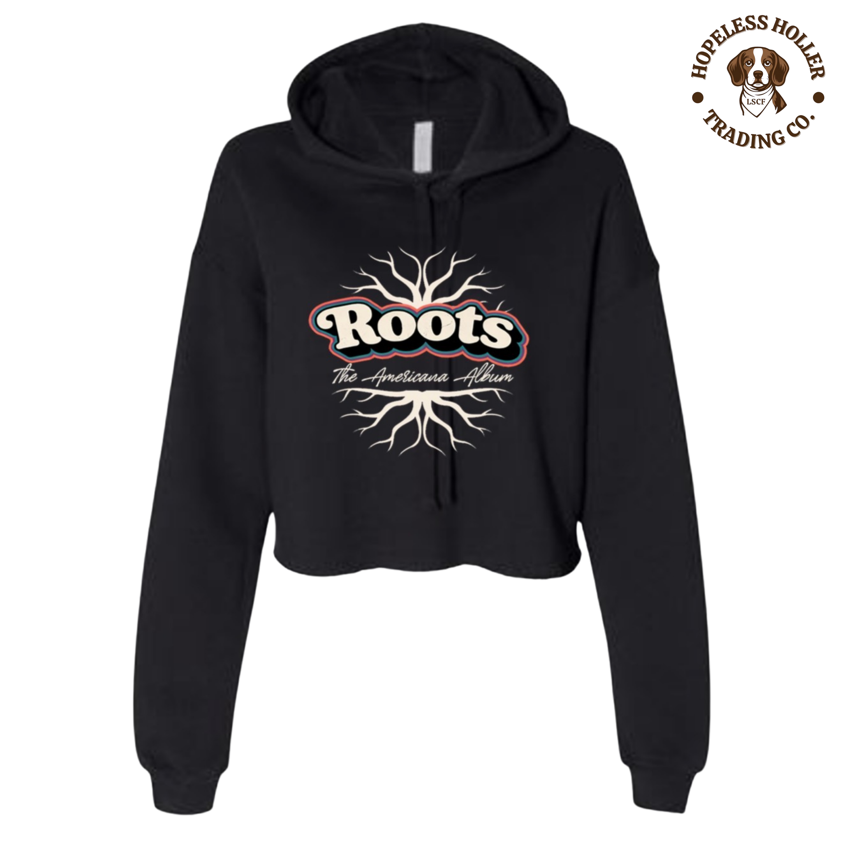 Ariel Jade: Roots Cropped Hoodie