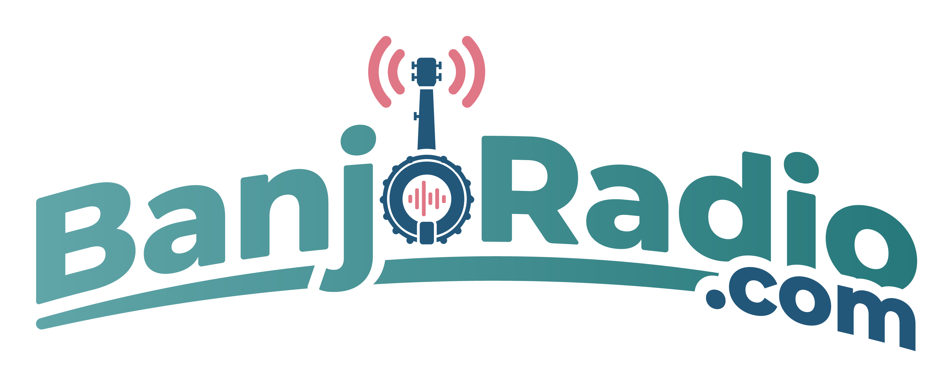 Banjo Radio UV Sticker