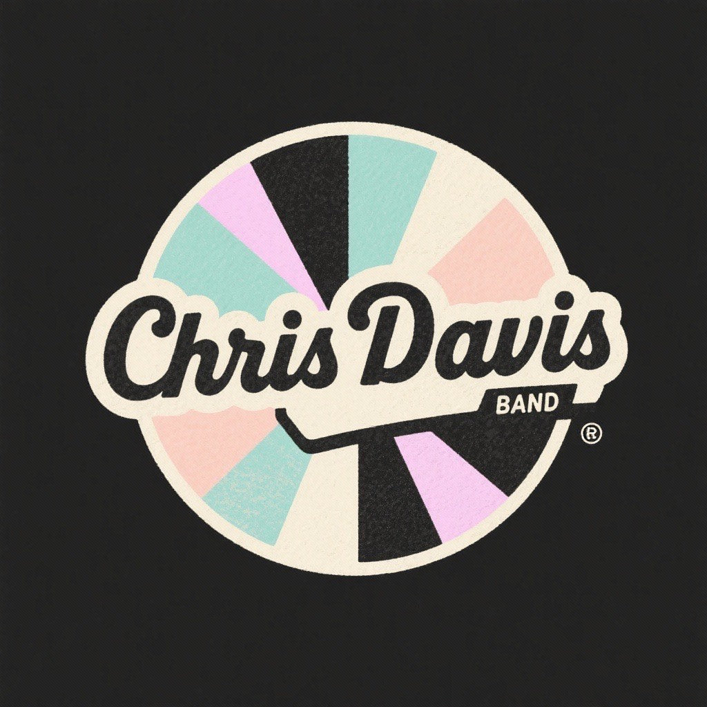 Chris Davis Band Logo Sticker