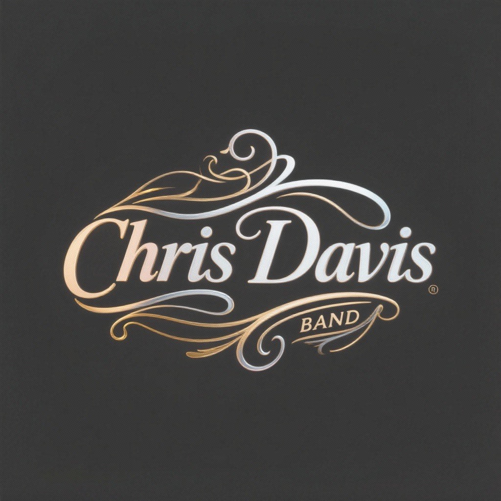 Chris Davis Band Logo Sticker