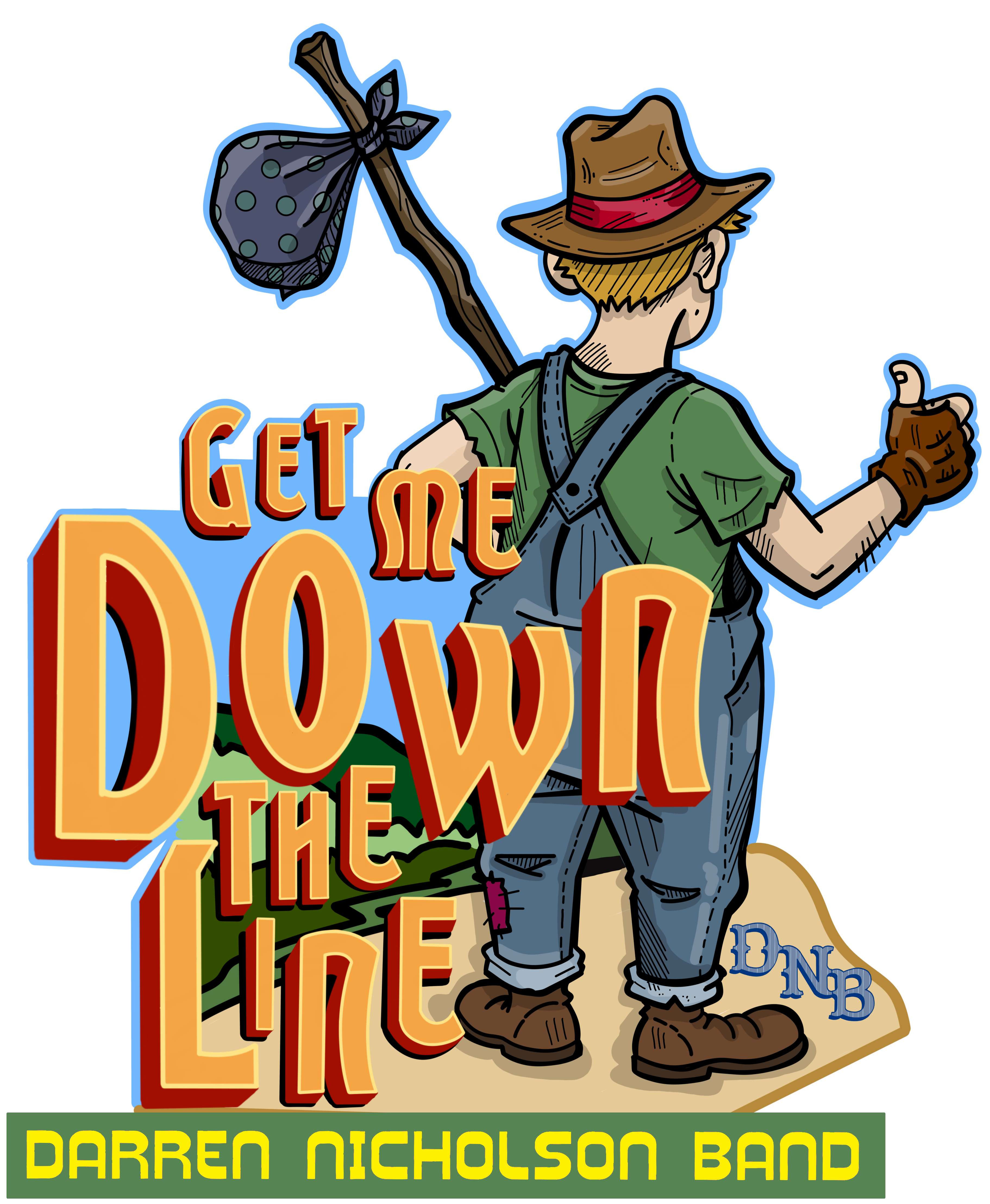 Sticker - Down The Line (male)