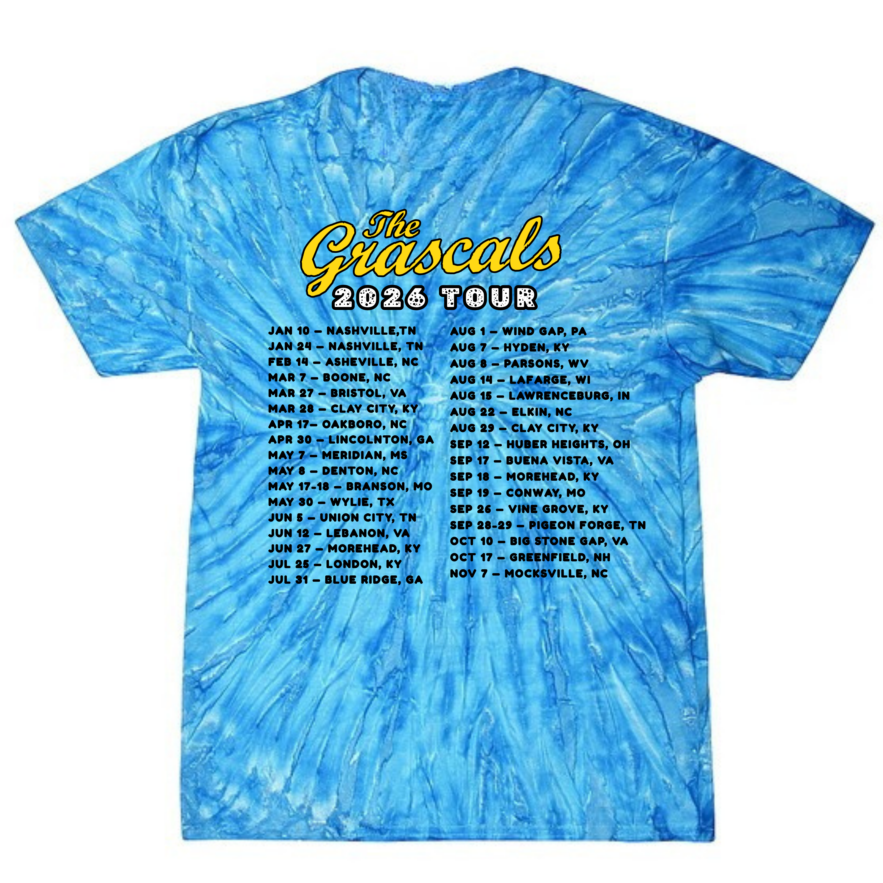The Grascals- 2026 Tour Short Sleeve