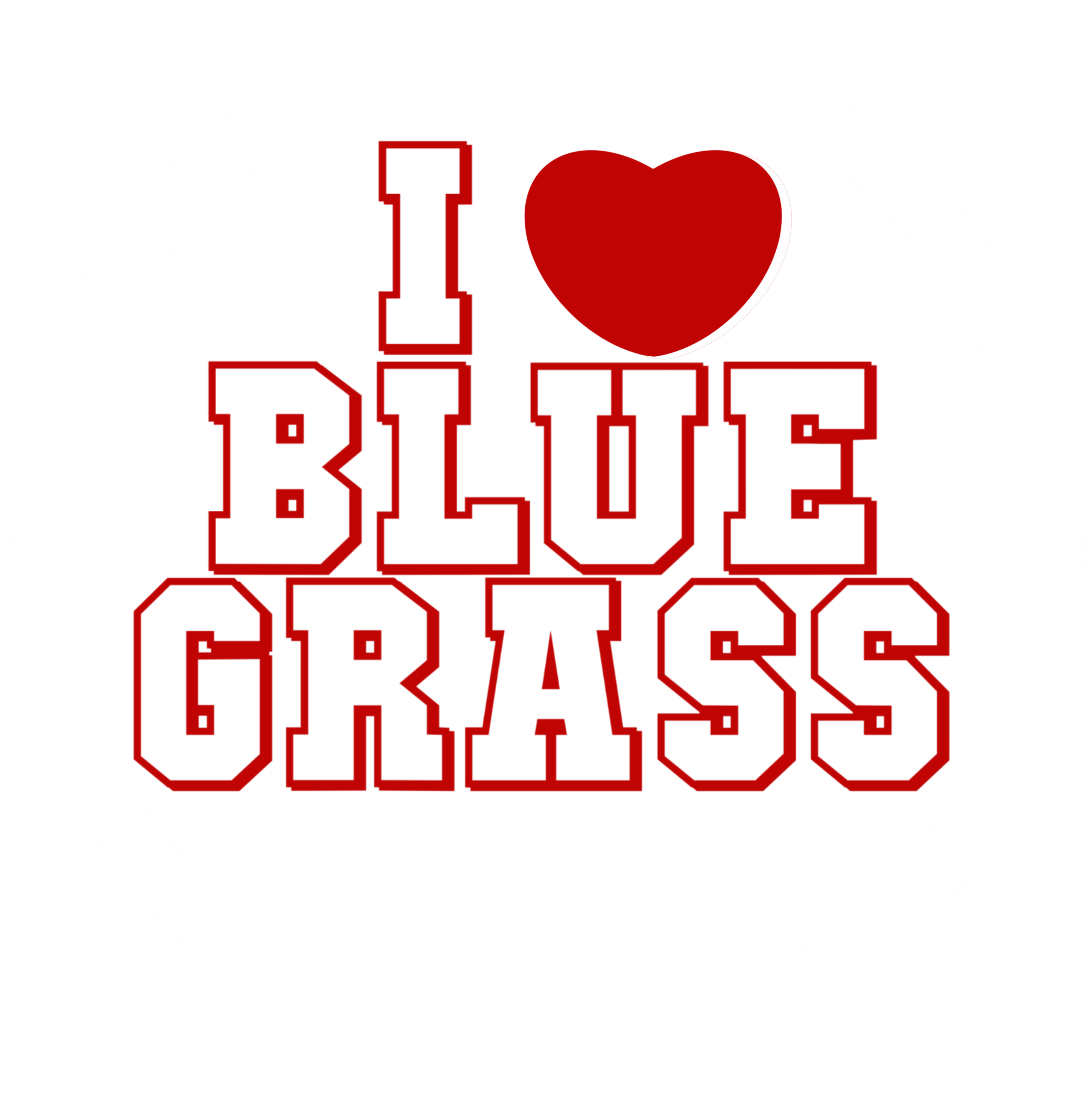 I Love Bluegrass Sweatshirt