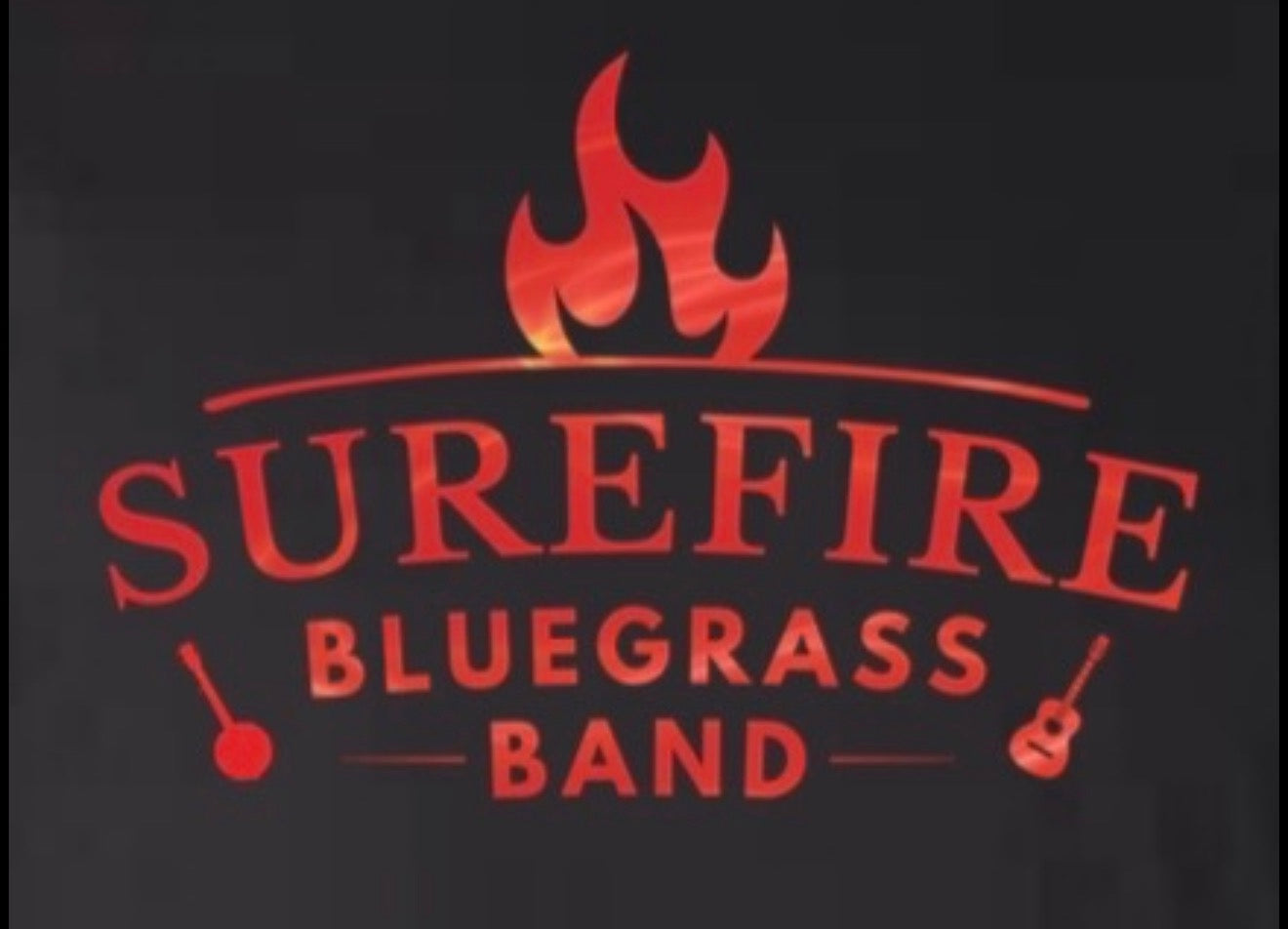 Surefire Bluegrass Band UV Sticker