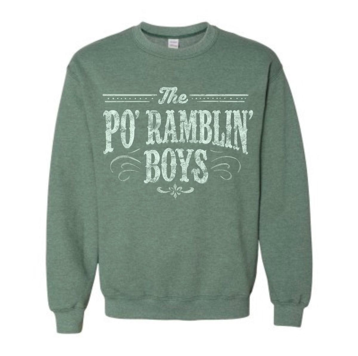 NEW The Po’ Ramblin’ Boys Crewneck Sweatshirt