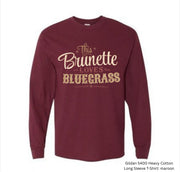 This Brunette Loves Bluegrass Long Sleeve Tee