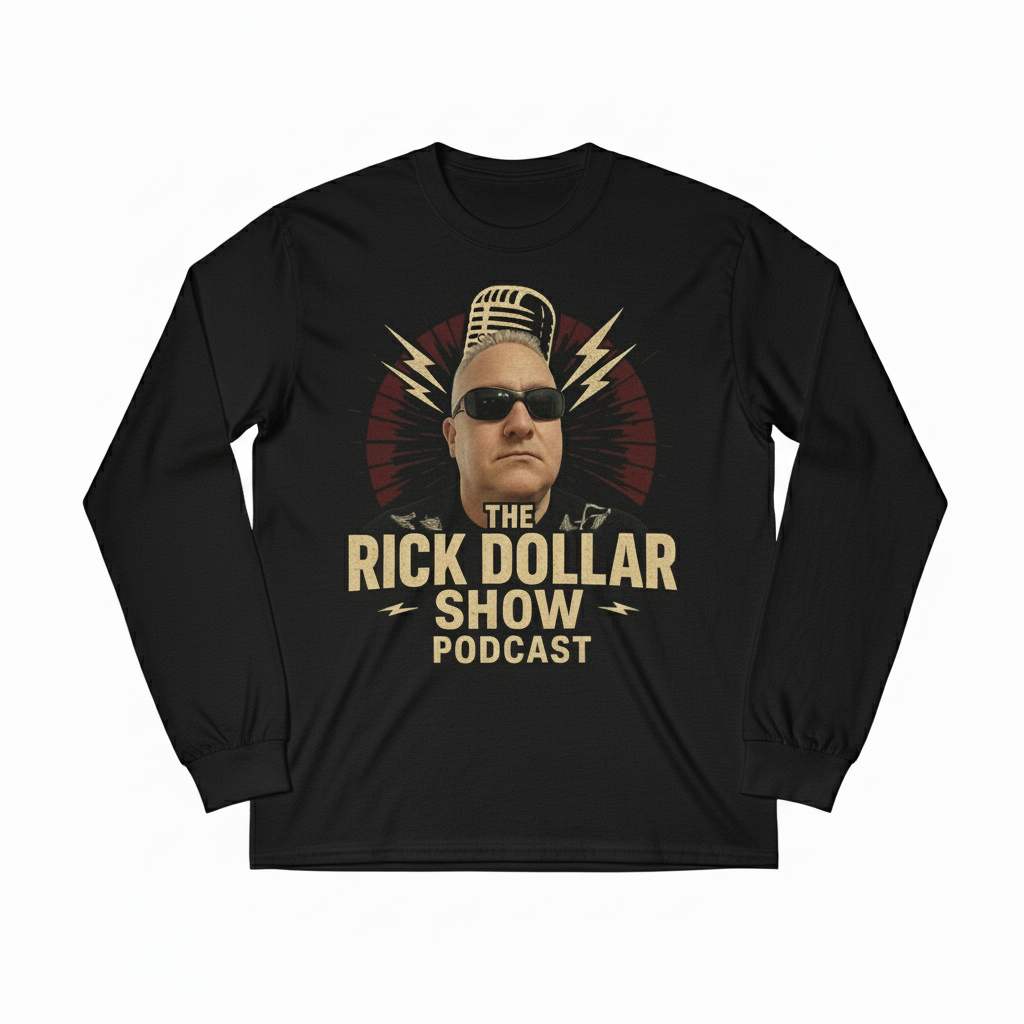 Rick Dollar Show Black Long Sleeve T-Shirt (T3000)