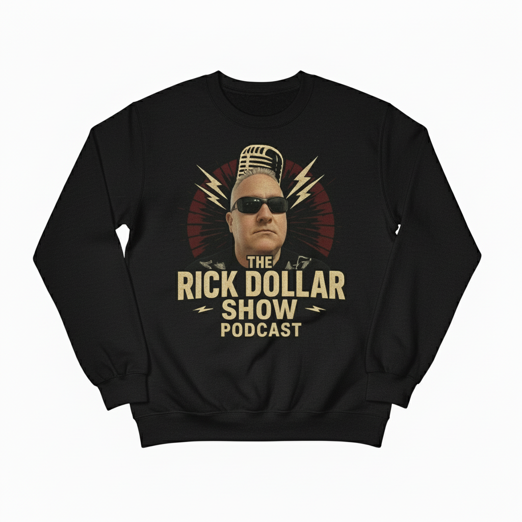 Rick Dollar Show Black Crewneck Sweatshirt (J562MR)