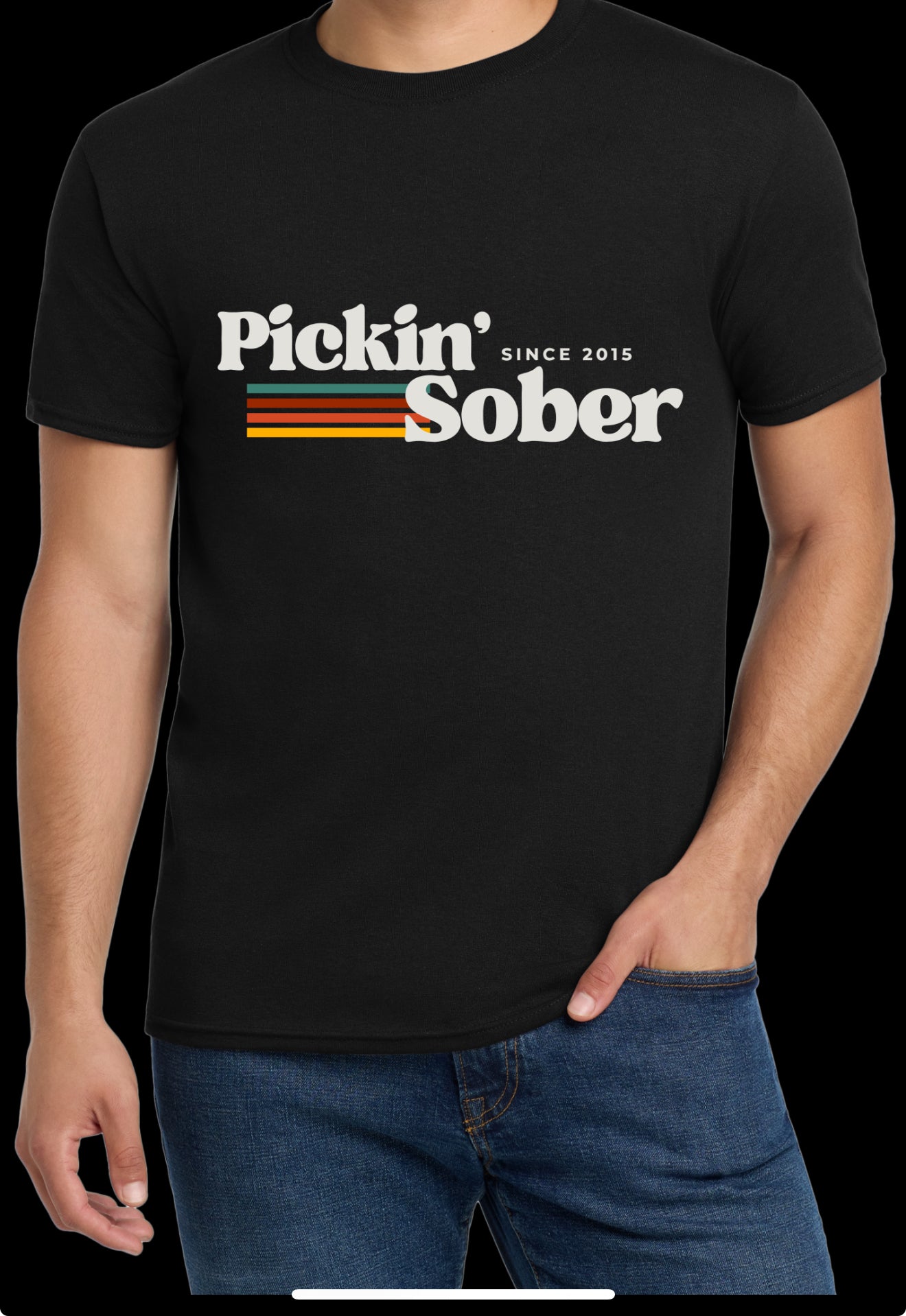 Pickin’ Sober Since T-Shirt (G2000)