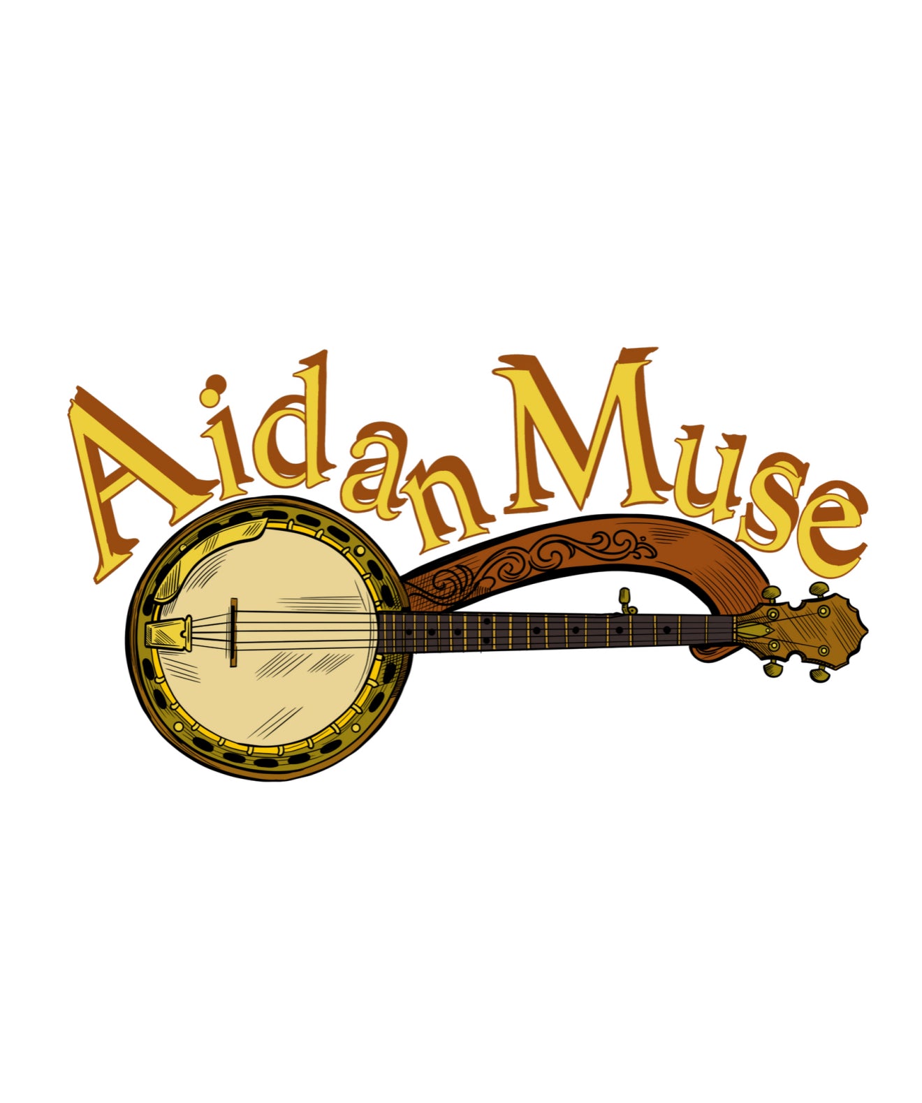 Aidan Muse Banjo UV Sticker