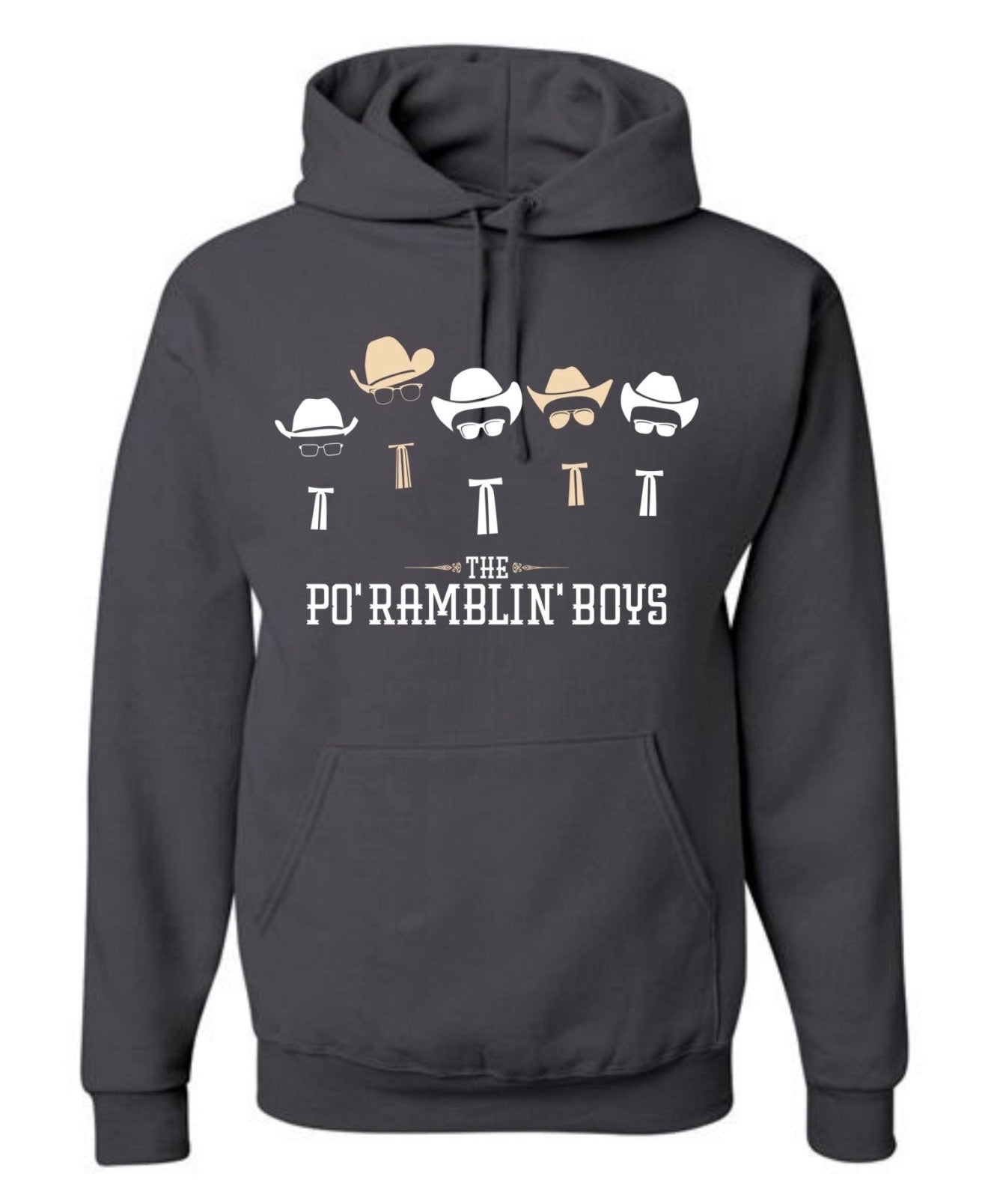 PRB- NEW Hats & Ties Hoodie