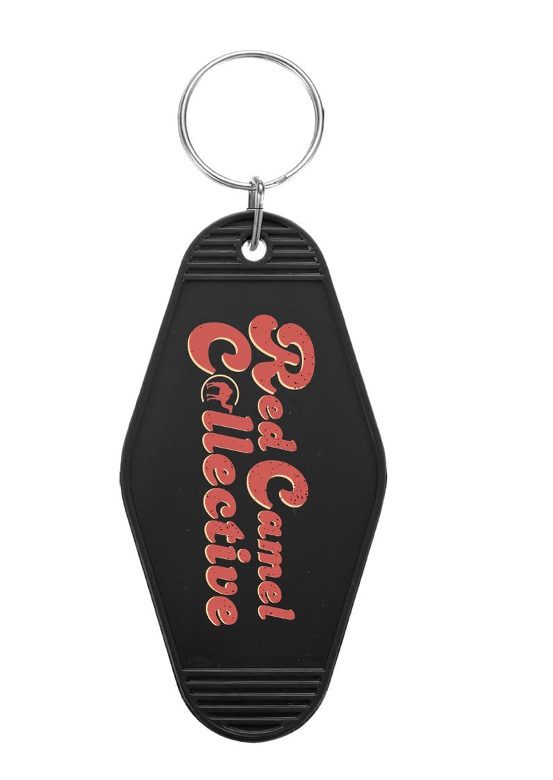 Red Camel Collective Retro Hotel Keychain