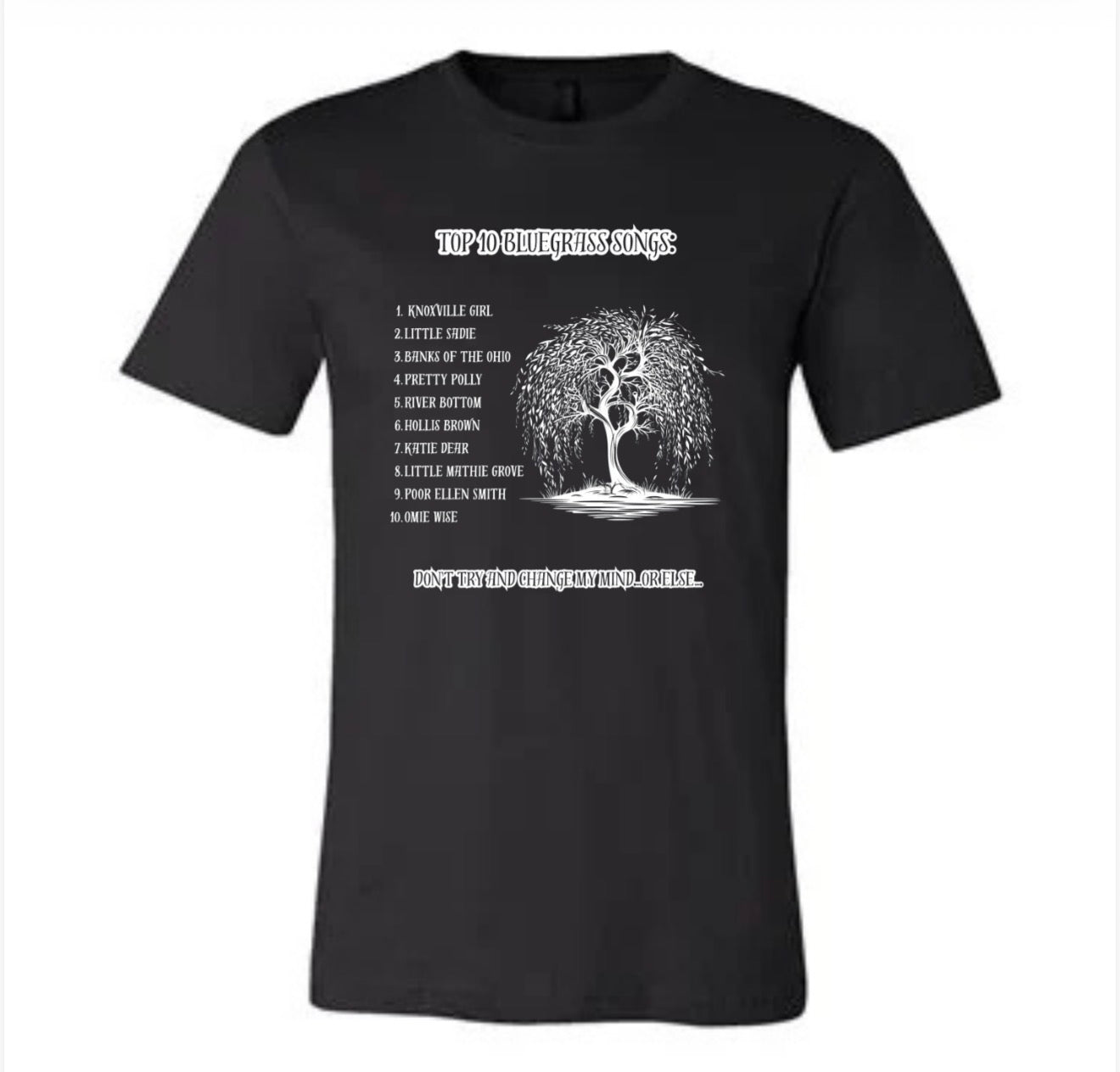 Top Ten Bluegrass Songs T-Shirt (BC)