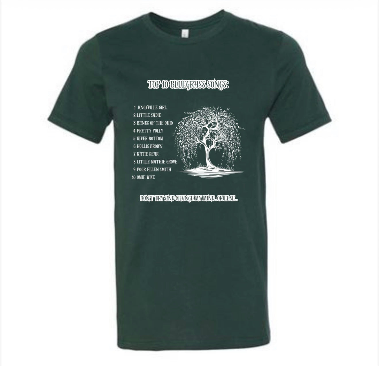 Top Ten Bluegrass Songs T-Shirt (BC)