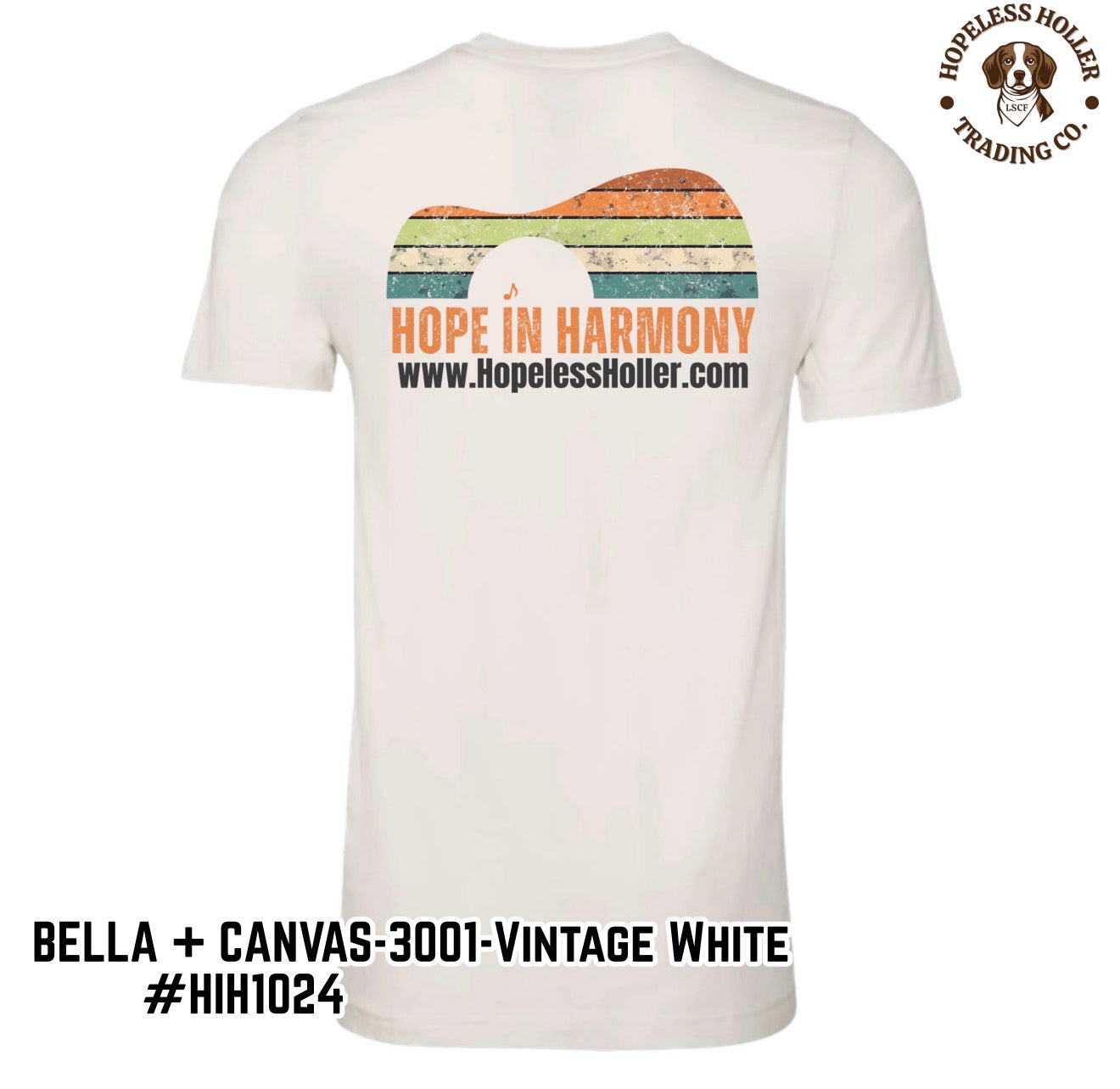 Hope In Harmony Logo T-Shirt (BC)