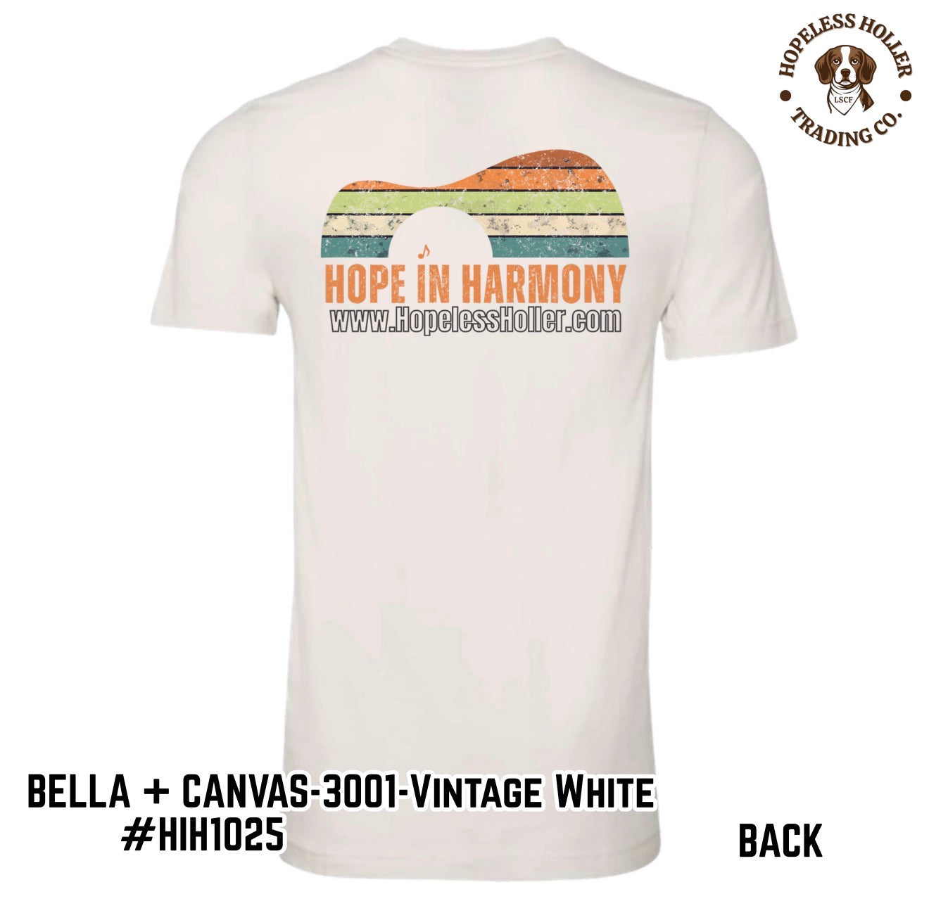 Hope In Harmony Logo T-Shirt (BC)