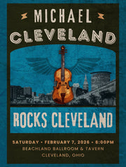 Michael Cleveland- "ROCK'S CLEVELAND Feb 7, 2026" Poster