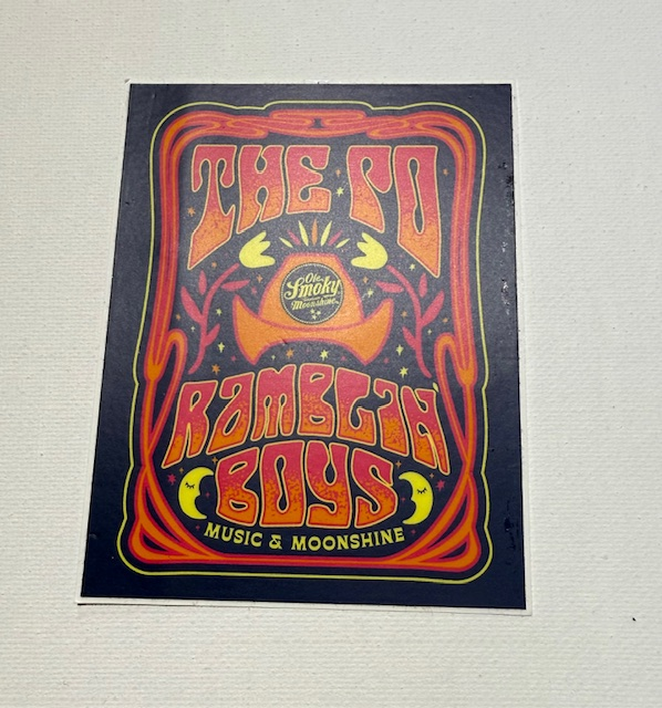 Music & Moonshine Sticker