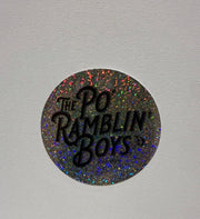 Est. 2014 Glitter Sticker Round