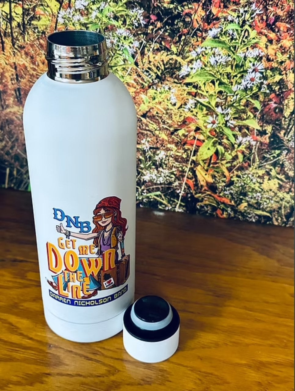 Get Me Down The Line Water Bottle