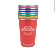 Bourbon Revival Stainless Steel Tumblers