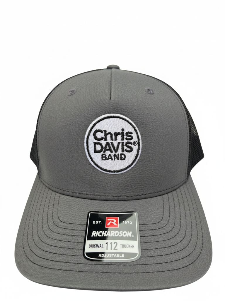 Chris Davis Band Charcoal/Black Trucker Hat (R112FP)