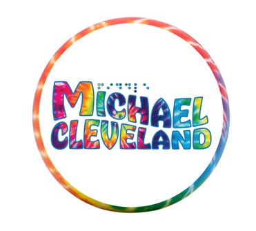 Michael Cleveland White Sticker